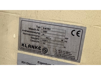 Įrankis/ Įranga Klanke S-45 HKV Karton Plastic Press: foto 4