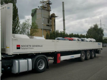 Platforminė/ Bortinė puspriekabė Krone SDP 27 eLB4-BS Baustoffpritsche Liftachse 73 tkm: foto 1