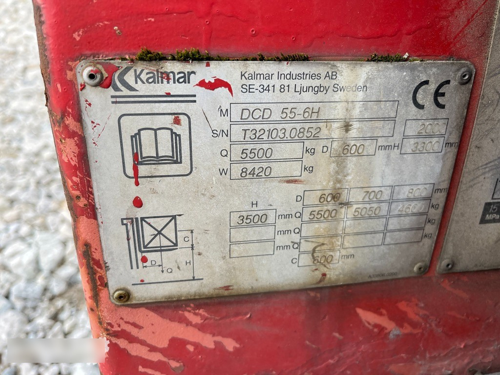 2000 Kalmar DCD 55-6H tõstuk - Dyzelinis krautuvas: foto 3 2000 Kalmar DCD 55-6H tõstuk - Dyzelinis krautuvas: foto 3