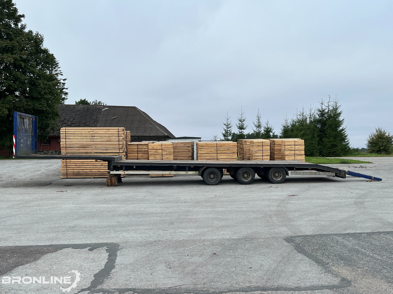 2003 WECON S327 LK20 3-axle trailer - Žemo profilio platforma puspriekabė: foto 2 2003 WECON S327 LK20 3-axle trailer - Žemo profilio platforma puspriekabė: foto 2