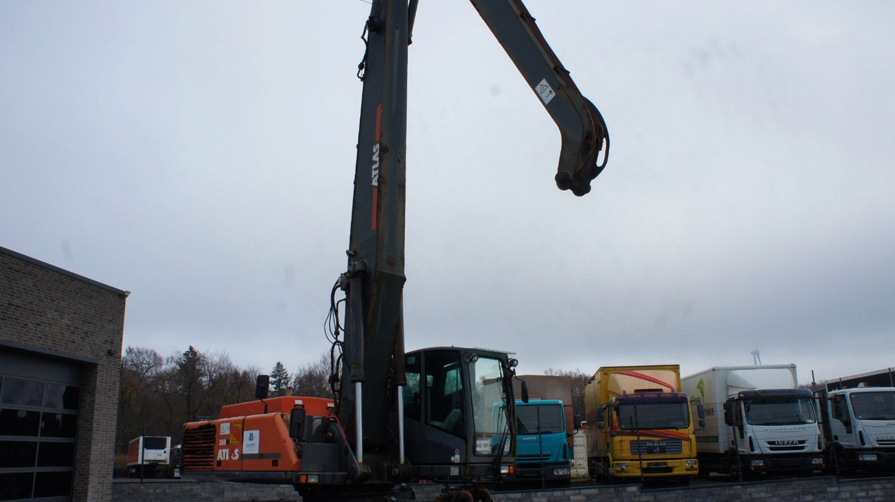 Ratinis ekskavatorius Atlas 350 MH Mobilbagger Umschlagbagger Pratzen: foto 6