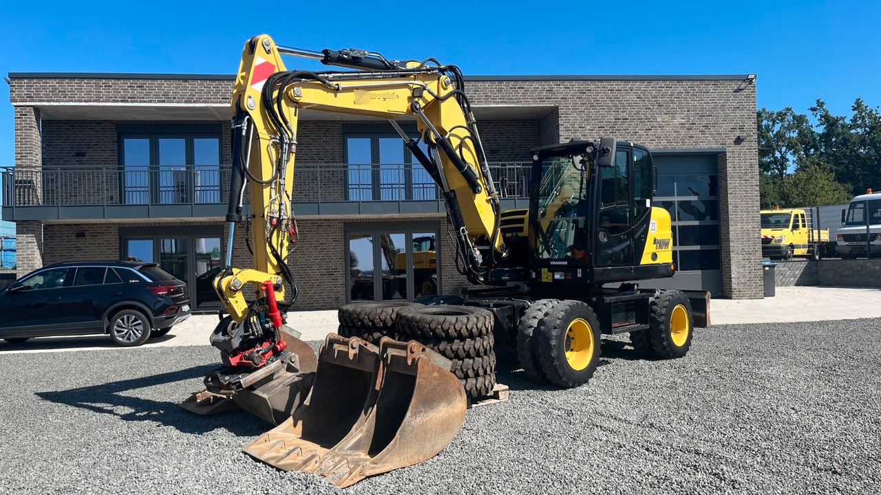 Yanmar B110W Mobilbagger Rotortilt Klima 4x Löffel - Ratinis ekskavatorius: foto 2 Yanmar B110W Mobilbagger Rotortilt Klima 4x Löffel - Ratinis ekskavatorius: foto 2