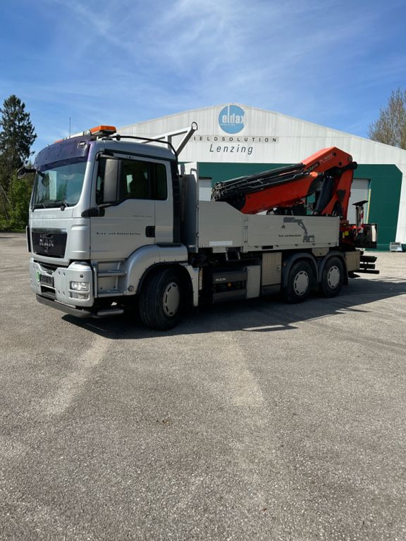 MAN TGS 33 . 440 6x4 Palfinger P K 74002 Seilwinde - Sunkvežimis su kranu, Platforminis/ Bortinis sunkvežimis: foto 2 MAN TGS 33 . 440 6x4 Palfinger P K 74002 Seilwinde - Sunkvežimis su kranu, Platforminis/ Bortinis sunkvežimis: foto 2