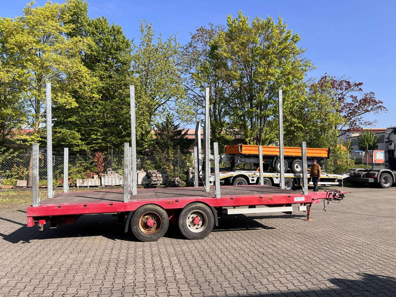 Auwärter Tandempritsche, ausziehbar, wenig Benutzt - Platforminė/ Bortinė priekaba: foto 5 Auwärter Tandempritsche, ausziehbar, wenig Benutzt - Platforminė/ Bortinė priekaba: foto 5