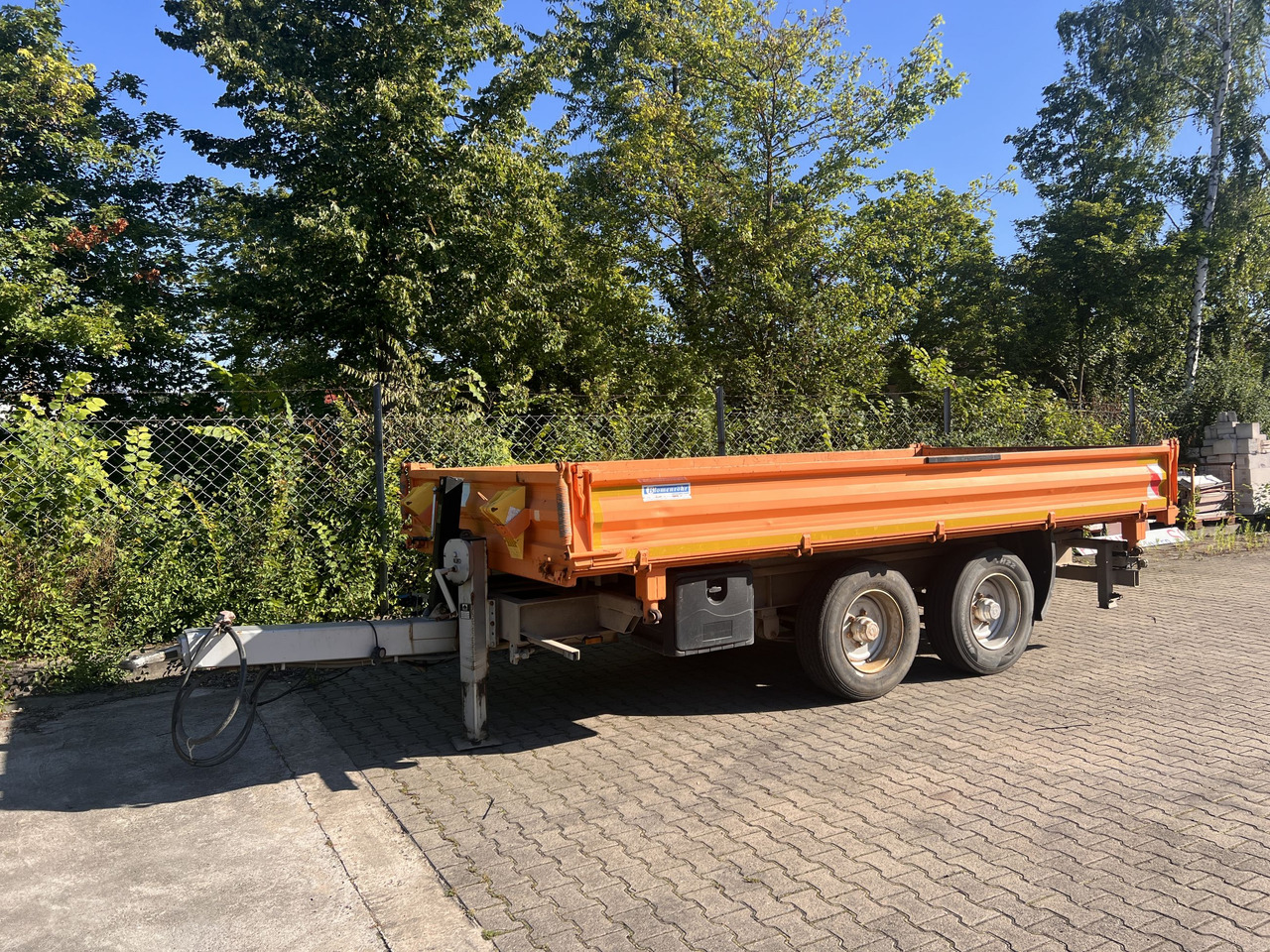 Blomenroehr 888/14000 14 t Tandemkipper- Tieflader - Savivartis priekaba: foto 4 Blomenroehr 888/14000 14 t Tandemkipper- Tieflader - Savivartis priekaba: foto 4