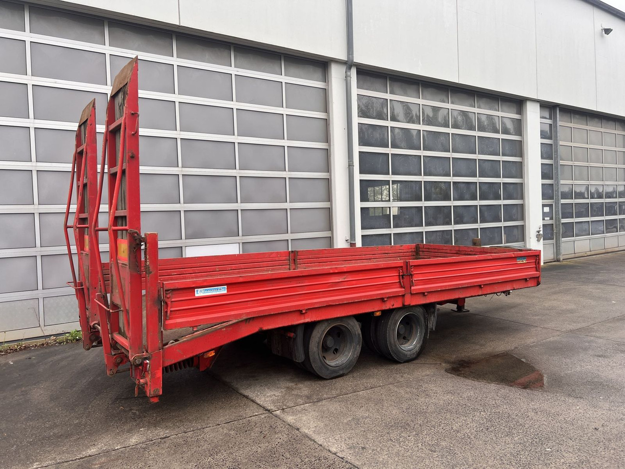 Blomenröhr 13,8 t Tandemtieflader - Žemo profilio platforma priekaba: foto 2 Blomenröhr 13,8 t Tandemtieflader - Žemo profilio platforma priekaba: foto 2