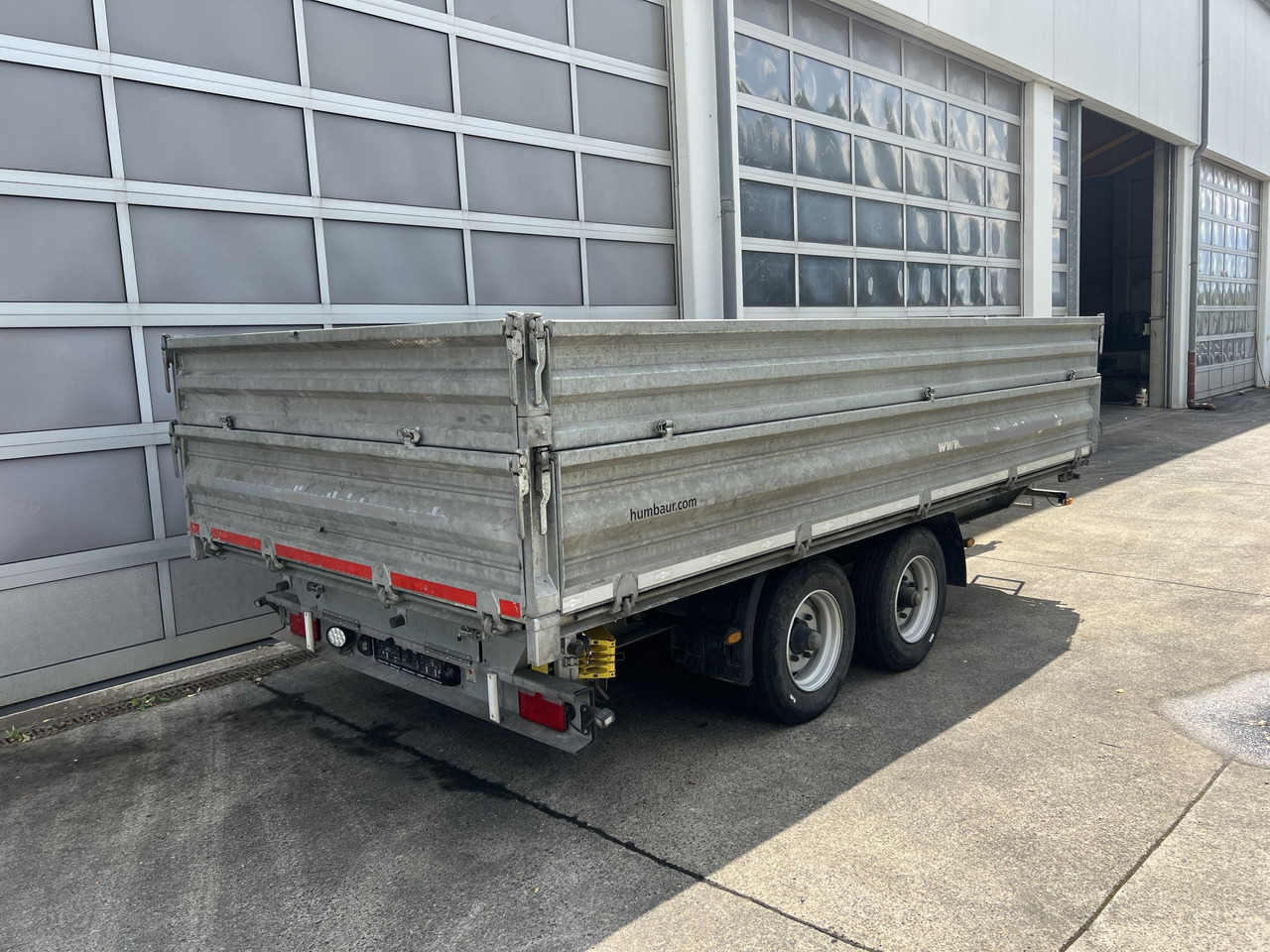 Humbaur D1AC Tandemkipper- Tieflader mit Aufsatz, neuwertig - Savivartis priekaba: foto 3 Humbaur D1AC Tandemkipper- Tieflader mit Aufsatz, neuwertig - Savivartis priekaba: foto 3