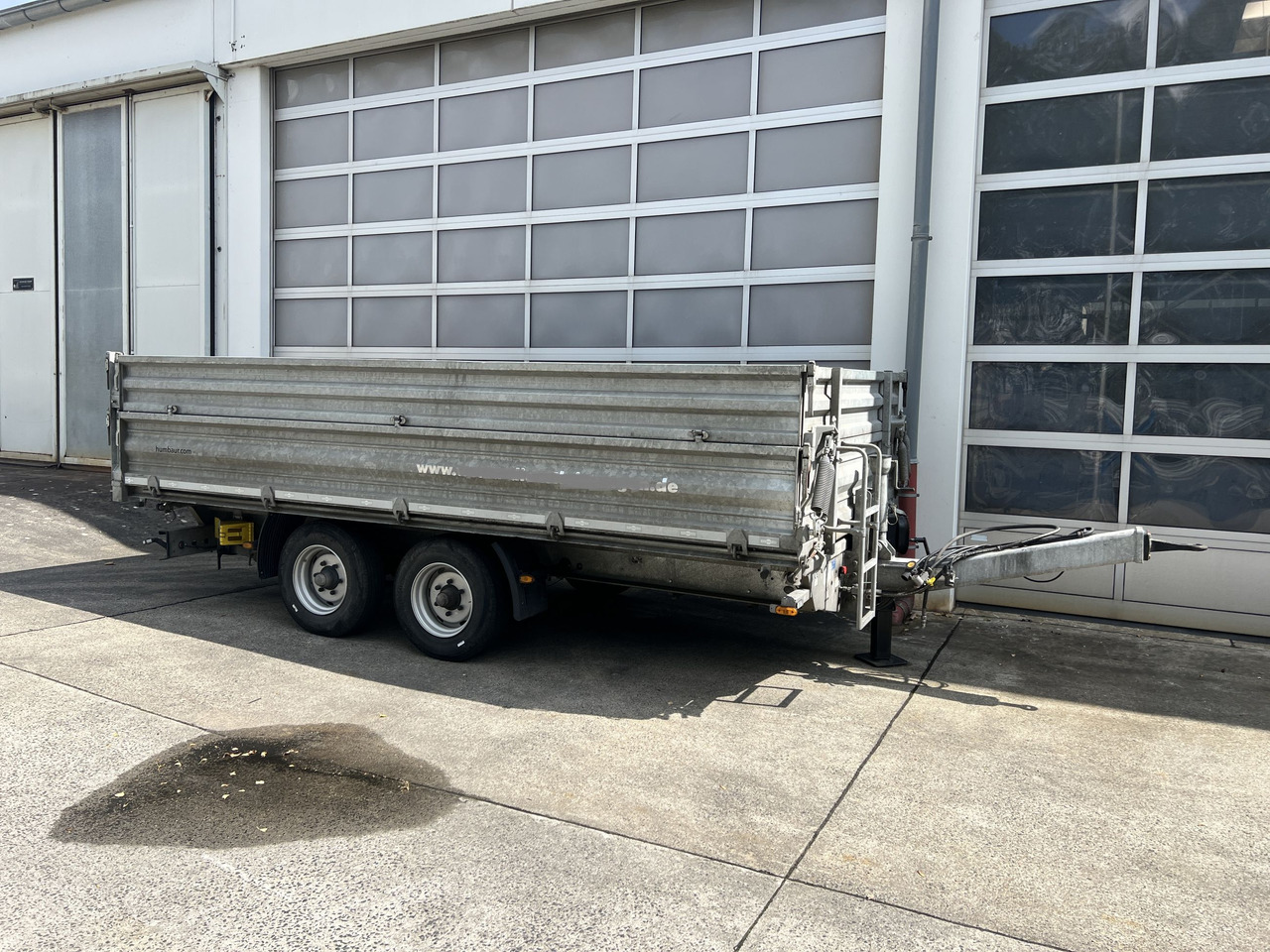 Humbaur D1AC Tandemkipper- Tieflader mit Aufsatz, neuwertig - Savivartis priekaba: foto 1 Humbaur D1AC Tandemkipper- Tieflader mit Aufsatz, neuwertig - Savivartis priekaba: foto 1
