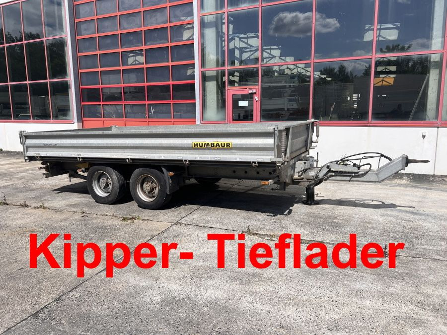 Humbaur htk105024 Tandemkipper- Tieflader - Savivartis priekaba: foto 1 Humbaur htk105024 Tandemkipper- Tieflader - Savivartis priekaba: foto 1