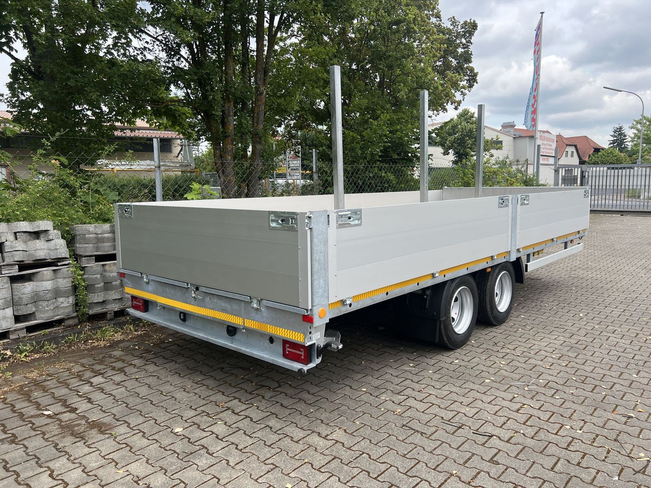 Žemo profilio platforma priekaba Möslein  14,4 t Tandem- Pritschenanhänger- Tieflader: foto 6