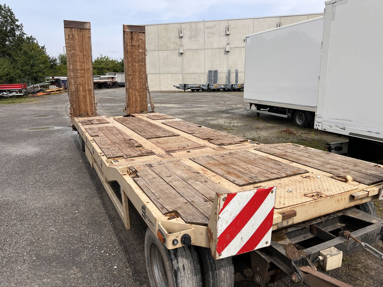 Möslein 3 Achs Tiefladeranhänger - Žemo profilio platforma priekaba: foto 4 Möslein 3 Achs Tiefladeranhänger - Žemo profilio platforma priekaba: foto 4