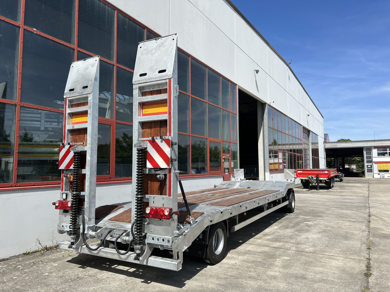 Möslein T 2 Schwebheim Neuer 2 Achs Tieflader- Anhänger, Verbreiterung - Žemo profilio platforma priekaba: foto 5 Möslein T 2 Schwebheim Neuer 2 Achs Tieflader- Anhänger, Verbreiterung - Žemo profilio platforma priekaba: foto 5
