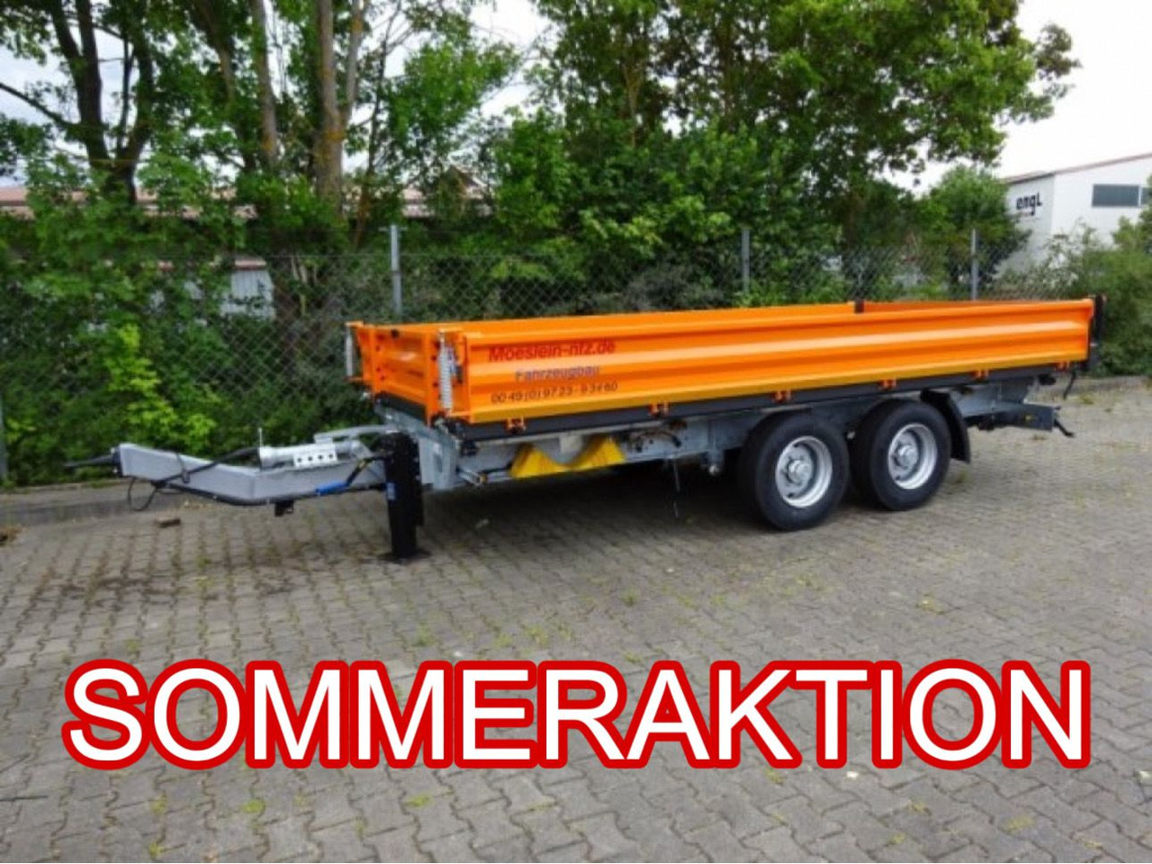 Möslein TTD11 Orange neuer Tandem 3- Seitenkipper Tieflader-- Neufahrzeug -- - Savivartis priekaba: foto 1 Möslein TTD11 Orange neuer Tandem 3- Seitenkipper Tieflader-- Neufahrzeug -- - Savivartis priekaba: foto 1
