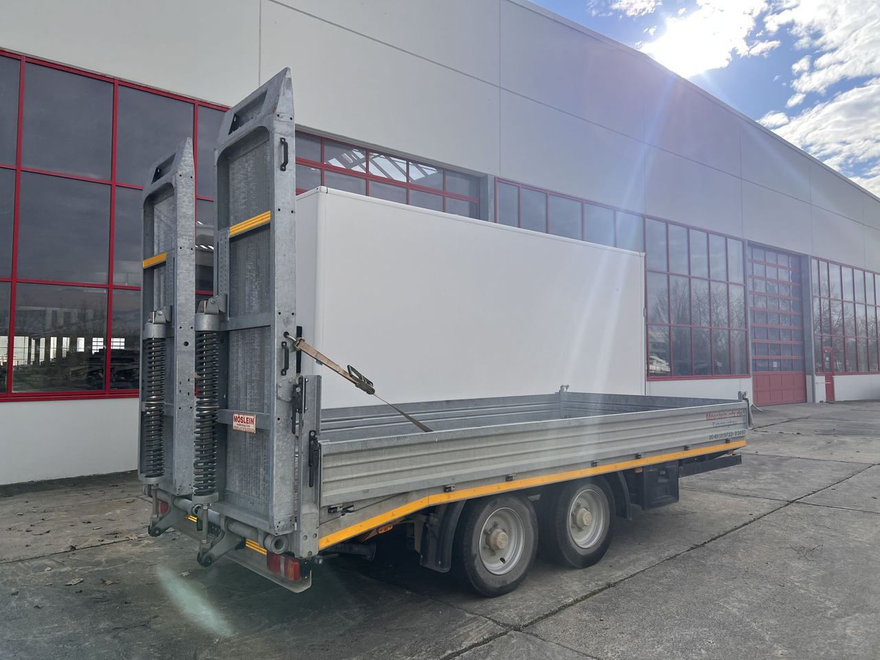 Möslein TTS 11 Schwebheim Tandemtieflader, Breite Rampen, Wenig Benutzt - Žemo profilio platforma priekaba: foto 3 Möslein TTS 11 Schwebheim Tandemtieflader, Breite Rampen, Wenig Benutzt - Žemo profilio platforma priekaba: foto 3