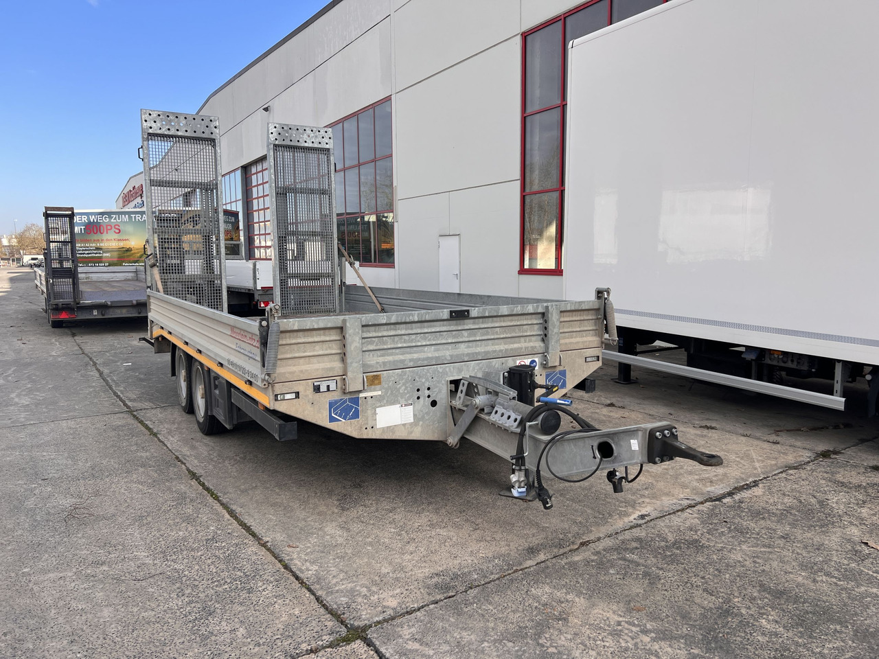 Möslein TTS 11 Schwebheim Tandemtieflader, Breite Rampen, Wenig Benutzt - Žemo profilio platforma priekaba: foto 5 Möslein TTS 11 Schwebheim Tandemtieflader, Breite Rampen, Wenig Benutzt - Žemo profilio platforma priekaba: foto 5