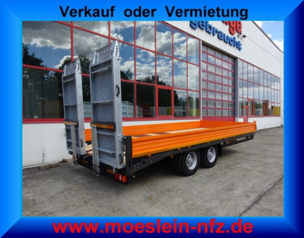 Möslein TTT 11-6,2 BR Orange Tandemtieflader mit breiten RampenNeufahrzeug - Žemo profilio platforma priekaba: foto 1 Möslein TTT 11-6,2 BR Orange Tandemtieflader mit breiten RampenNeufahrzeug - Žemo profilio platforma priekaba: foto 1