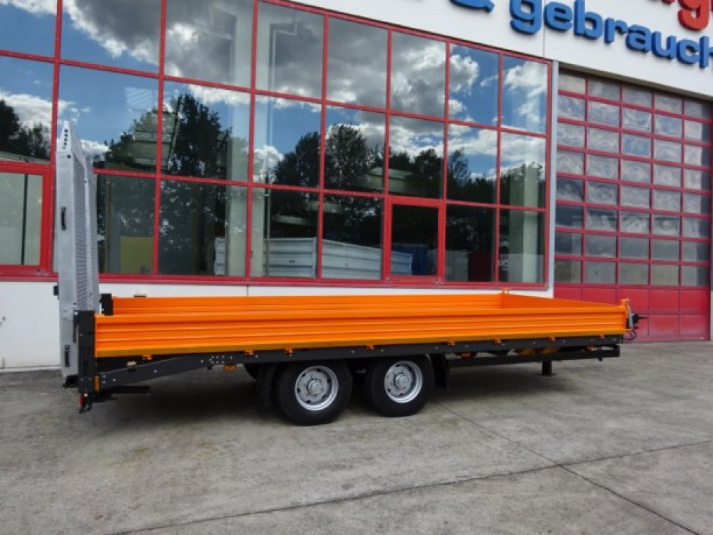 Möslein TTT 11-6,2 BR Orange Tandemtieflader mit breiten RampenNeufahrzeug - Žemo profilio platforma priekaba: foto 4 Möslein TTT 11-6,2 BR Orange Tandemtieflader mit breiten RampenNeufahrzeug - Žemo profilio platforma priekaba: foto 4