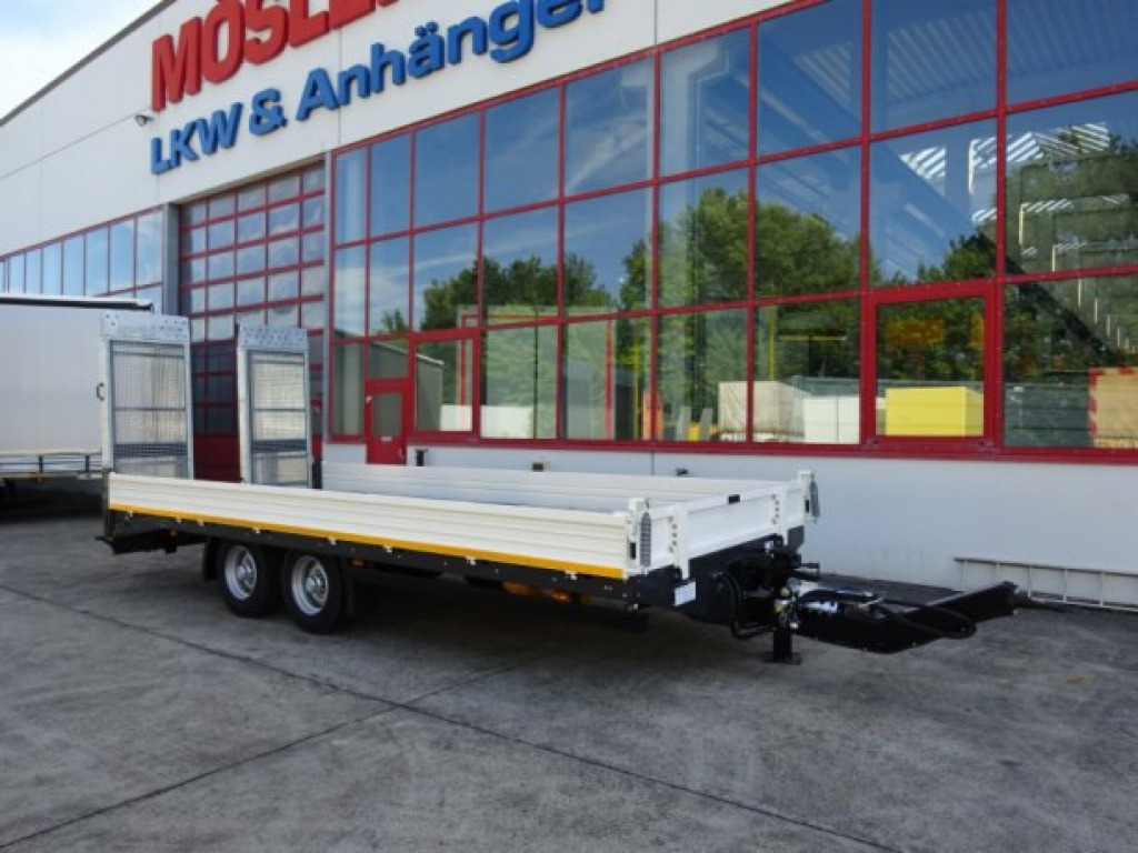 Möslein TTT 13 6,2 BR Weiß Neuer 13 t GG Tandemtieflader mit Breiten Rampen - Žemo profilio platforma priekaba: foto 1 Möslein TTT 13 6,2 BR Weiß Neuer 13 t GG Tandemtieflader mit Breiten Rampen - Žemo profilio platforma priekaba: foto 1