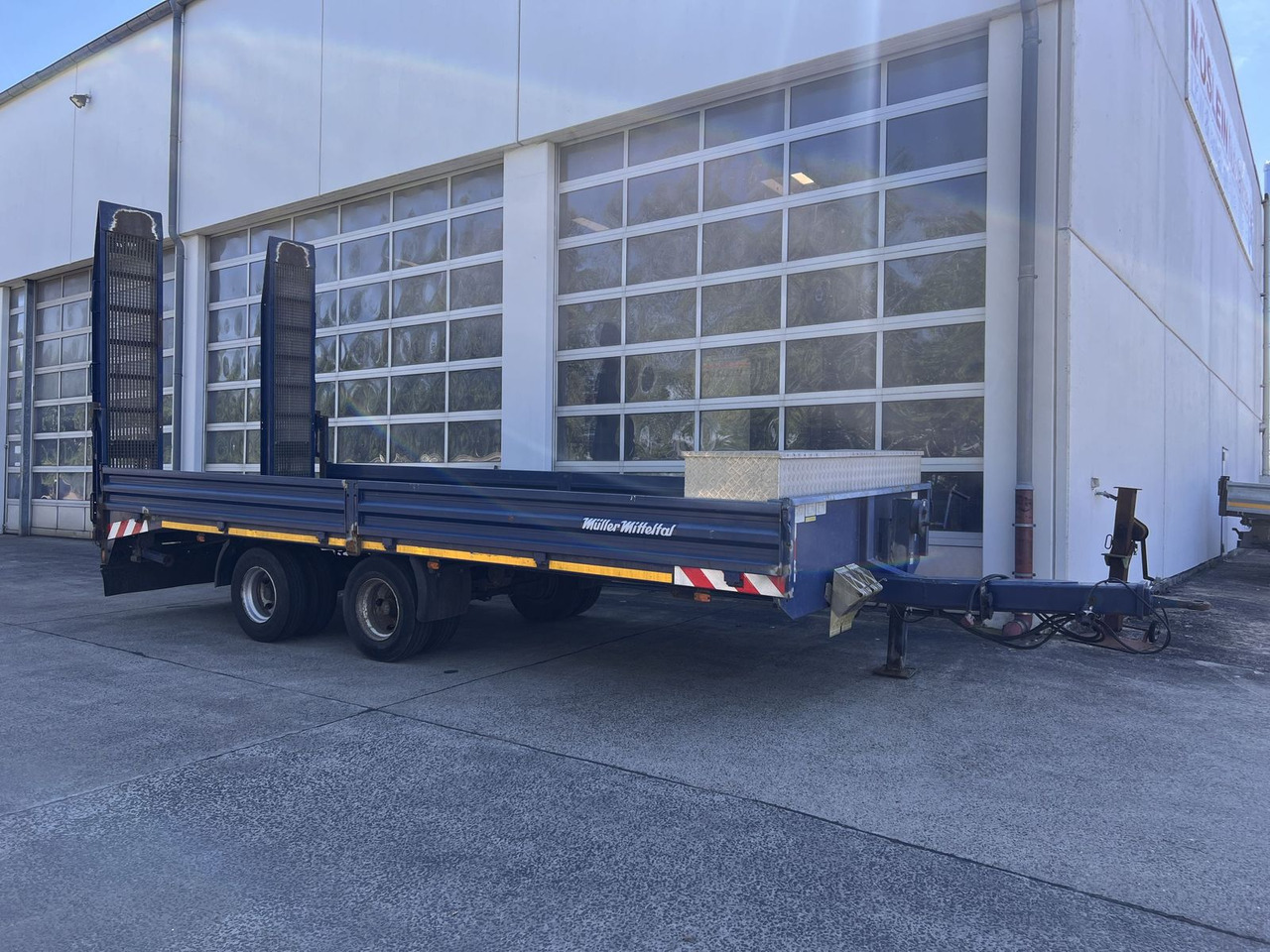 Müller-Mitteltal 21 t Tandemtieflader - Žemo profilio platforma priekaba: foto 3 Müller-Mitteltal 21 t Tandemtieflader - Žemo profilio platforma priekaba: foto 3