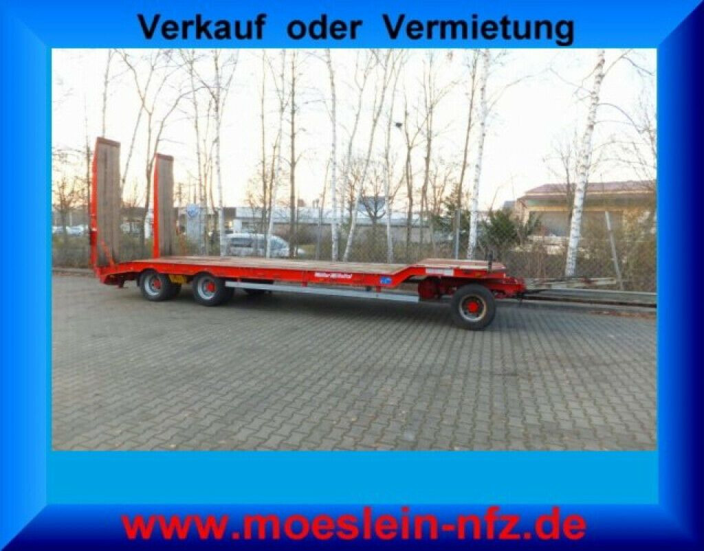 Müller-Mitteltal 3 Achs Tieflader- Anhänger - Žemo profilio platforma priekaba: foto 4 Müller-Mitteltal 3 Achs Tieflader- Anhänger - Žemo profilio platforma priekaba: foto 4