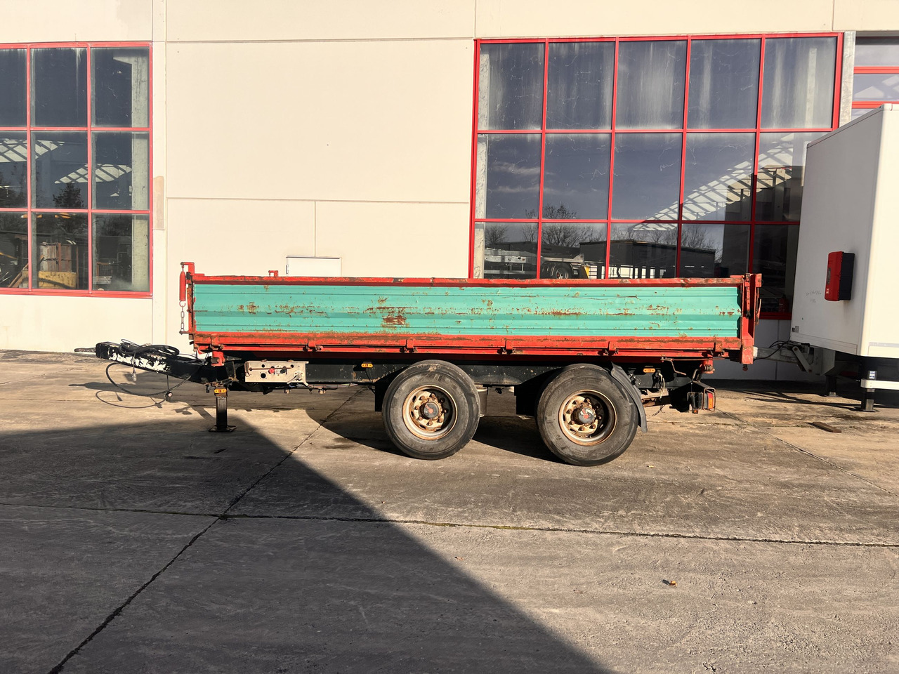 Obermaier OS2-TD190A 19 t Tandemkipper- Tieflader, Breitbereifung - Savivartis priekaba: foto 1 Obermaier OS2-TD190A 19 t Tandemkipper- Tieflader, Breitbereifung - Savivartis priekaba: foto 1