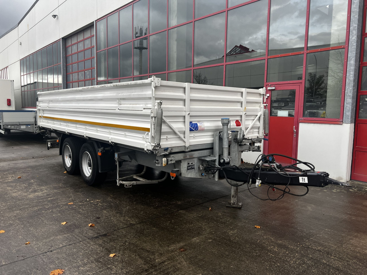 Schmid Fahrzeugbau DK 135 AR 13,5 t Tandemkipper mit Aufsatzbordwänden - Savivartis priekaba: foto 5 Schmid Fahrzeugbau DK 135 AR 13,5 t Tandemkipper mit Aufsatzbordwänden - Savivartis priekaba: foto 5