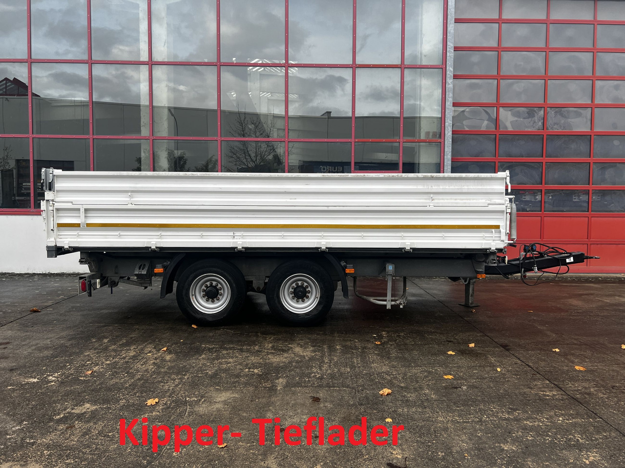 Schmid Fahrzeugbau DK 135 AR 13,5 t Tandemkipper mit Aufsatzbordwänden - Savivartis priekaba: foto 1 Schmid Fahrzeugbau DK 135 AR 13,5 t Tandemkipper mit Aufsatzbordwänden - Savivartis priekaba: foto 1