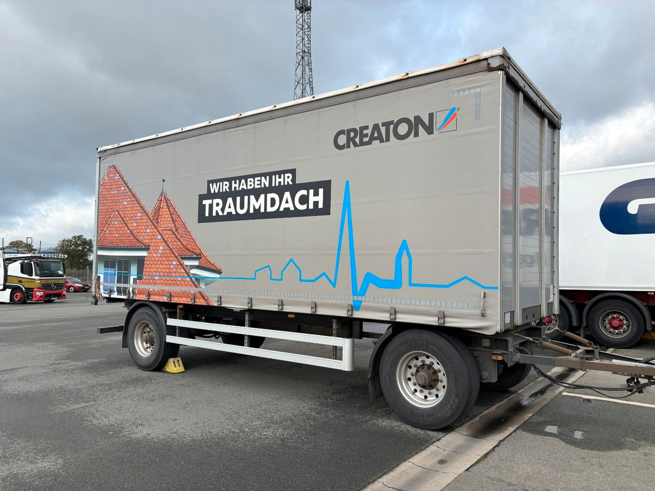 AZP18 Plane + Staplerhalterung - Tentinė priekaba: foto 5 AZP18 Plane + Staplerhalterung - Tentinė priekaba: foto 5