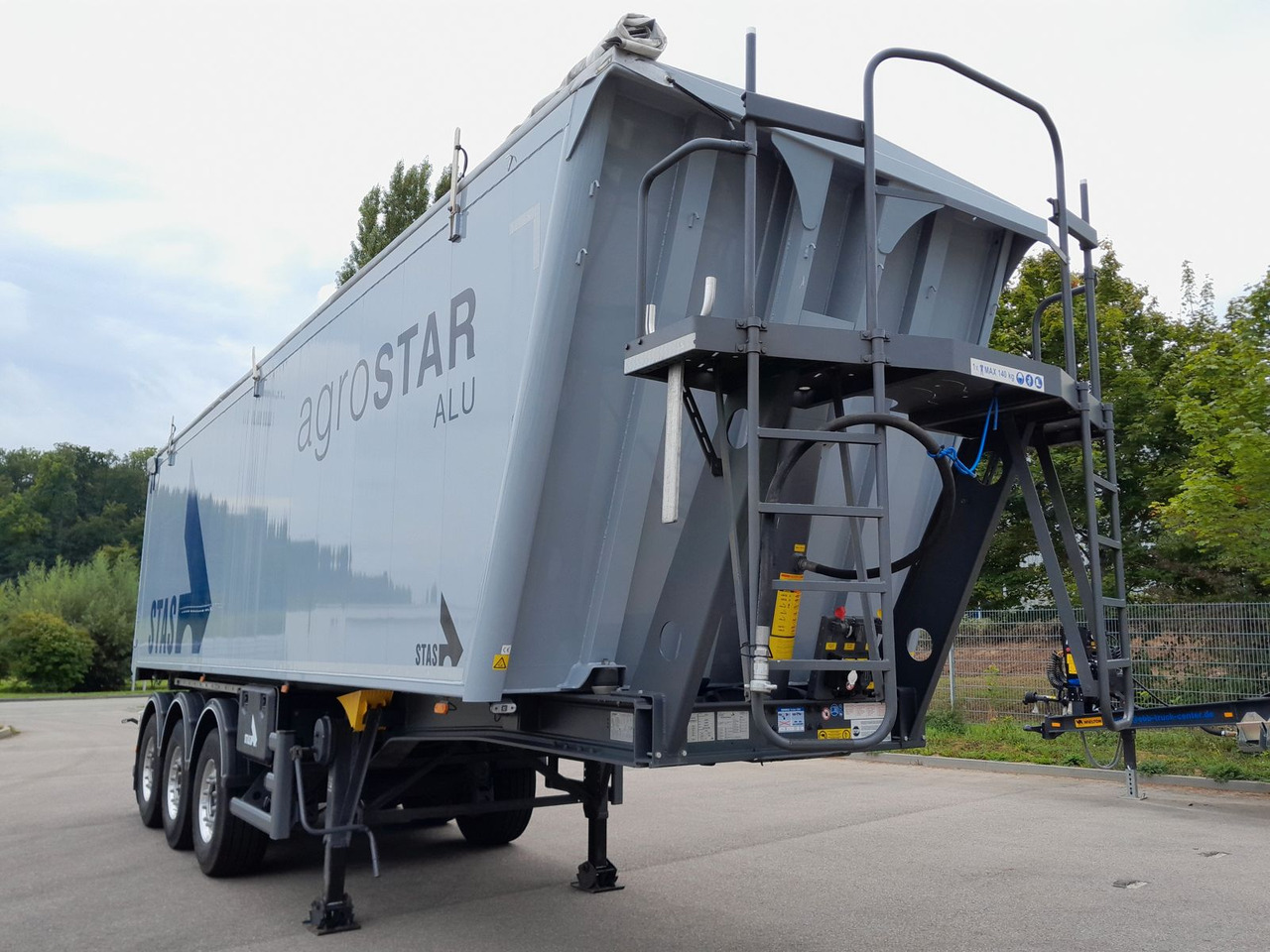 Stas AgroStar 47,3 cbm Alu-Kippsattelauflieger - Savivartis puspriekabė: foto 3 Stas AgroStar 47,3 cbm Alu-Kippsattelauflieger - Savivartis puspriekabė: foto 3