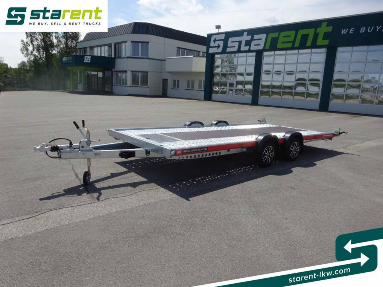 Brian James Trailers A-Transporter, Rampen, Alufelgen - Autovežis priekaba: foto 1 Brian James Trailers A-Transporter, Rampen, Alufelgen - Autovežis priekaba: foto 1