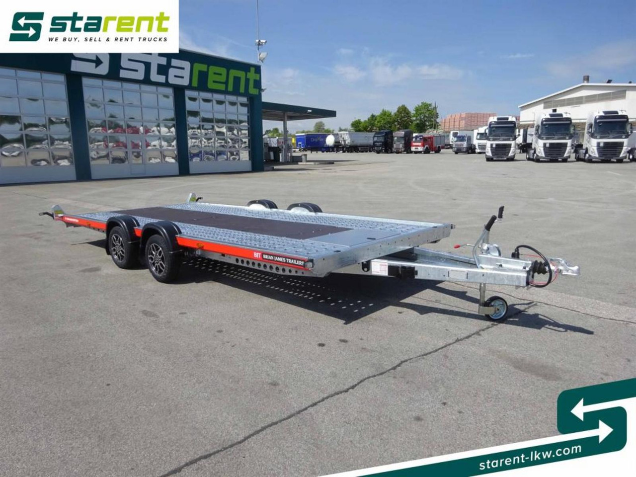 Brian James Trailers A-Transporter, Rampen, Alufelgen - Autovežis priekaba: foto 3 Brian James Trailers A-Transporter, Rampen, Alufelgen - Autovežis priekaba: foto 3