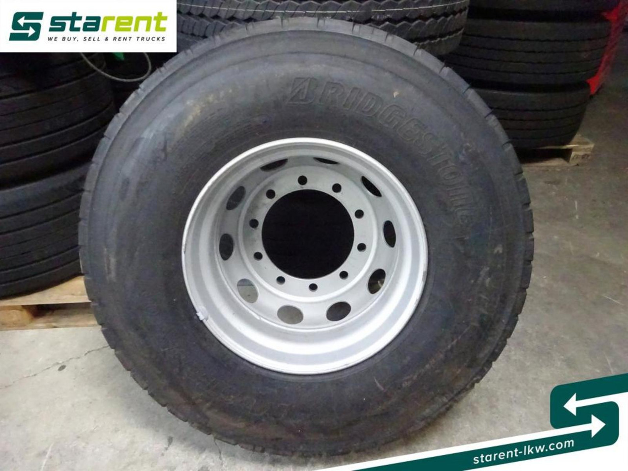 Bridgestone M-Steer 001, 13 R22,5 mit Felge *NEU* - Ratas - Sunkvežimis: foto 3 Bridgestone M-Steer 001, 13 R22,5 mit Felge *NEU* - Ratas - Sunkvežimis: foto 3