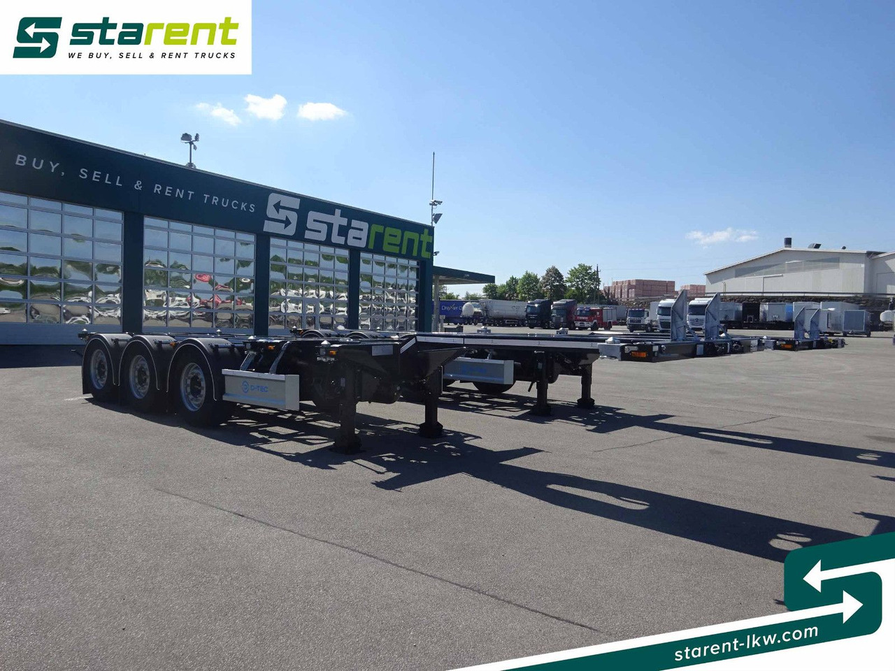 D-TEC Flexitrailer LS Containerchassis ADR, Liftachse - Konteineris-vežimus/ Sukeisti kūną puspriekabė: foto 3 D-TEC Flexitrailer LS Containerchassis ADR, Liftachse - Konteineris-vežimus/ Sukeisti kūną puspriekabė: foto 3