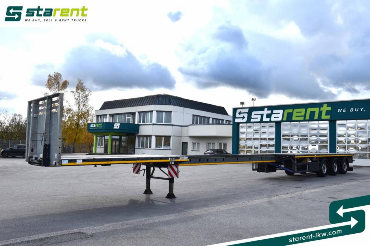 Faymonville Max Trailer Plateau 3x Lenk-A 1x Lift-A ausziehbar - Platforminė/ Bortinė puspriekabė: foto 1 Faymonville Max Trailer Plateau 3x Lenk-A 1x Lift-A ausziehbar - Platforminė/ Bortinė puspriekabė: foto 1
