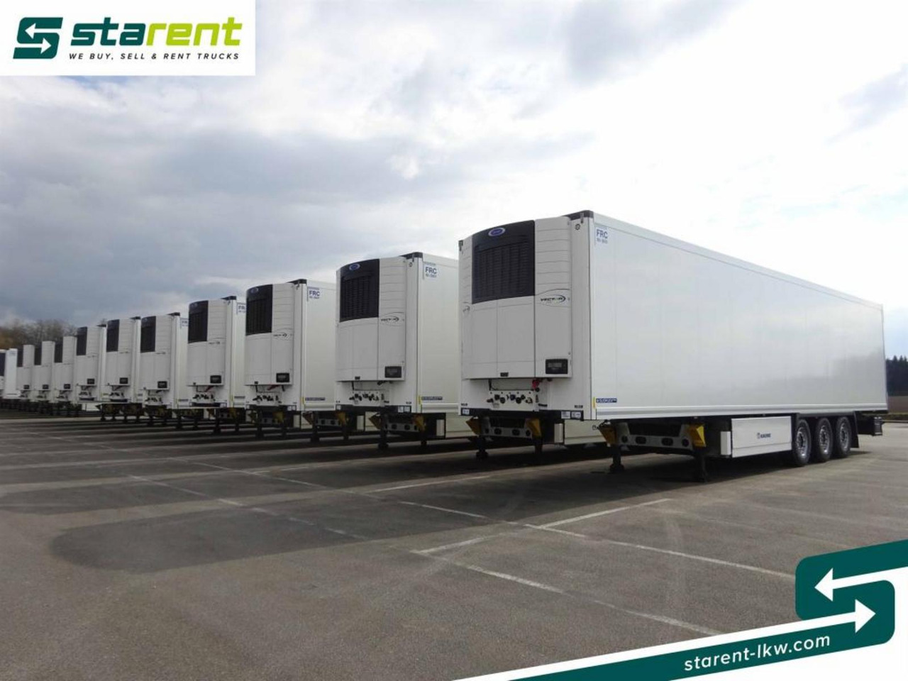 Krone Carrier Vector 1550 Blumenbreit Liftachse - Refrižeratorius puspriekabė: foto 1 Krone Carrier Vector 1550 Blumenbreit Liftachse - Refrižeratorius puspriekabė: foto 1