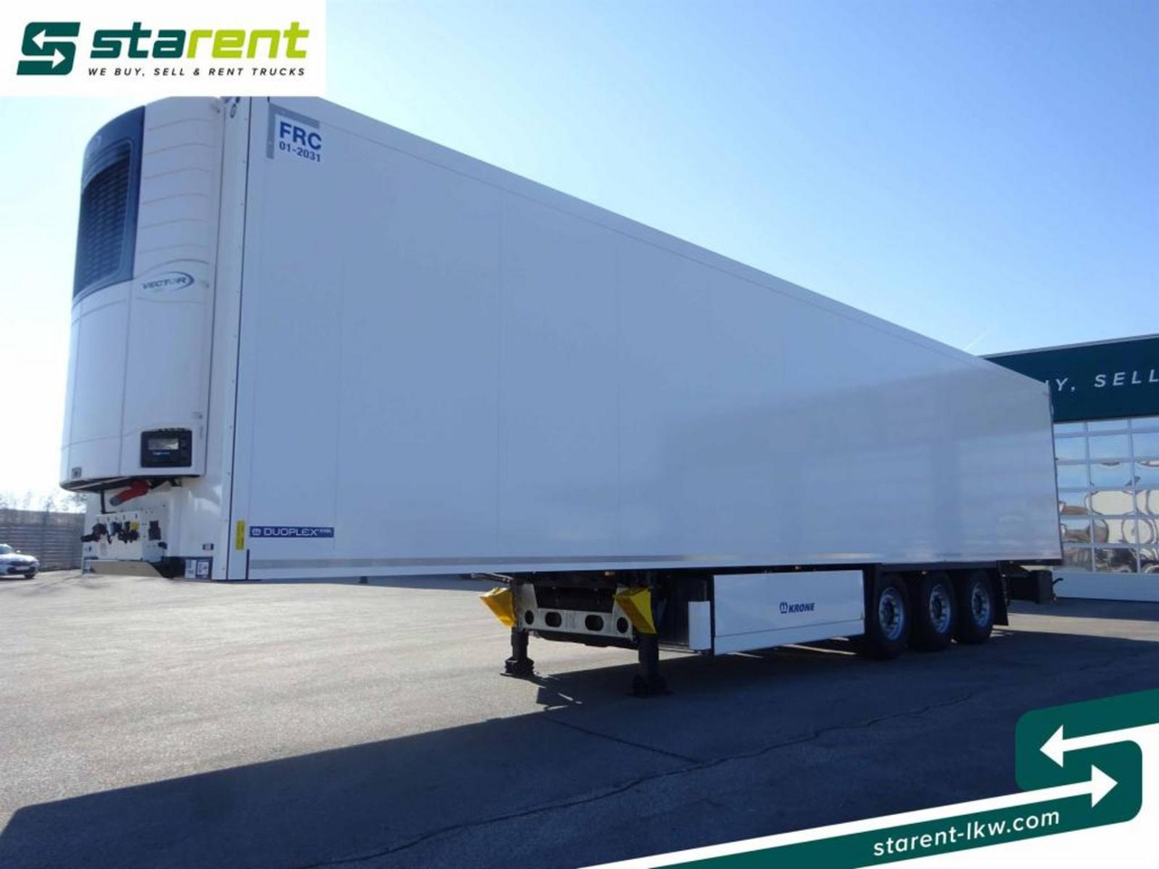 Krone Carrier Vector 1550 Blumenbreit Liftachse - Refrižeratorius puspriekabė: foto 4 Krone Carrier Vector 1550 Blumenbreit Liftachse - Refrižeratorius puspriekabė: foto 4