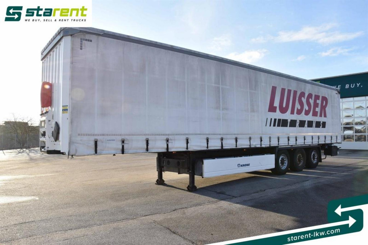 Krone Hubdach Liftachse Palka Palettenanschlagleiste - Tentinė puspriekabė: foto 1 Krone Hubdach Liftachse Palka Palettenanschlagleiste - Tentinė puspriekabė: foto 1