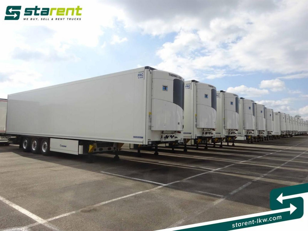 Krone Thermo King SLXi300 Alu Doppel Blumenbreit Lift-A - Refrižeratorius puspriekabė: foto 1 Krone Thermo King SLXi300 Alu Doppel Blumenbreit Lift-A - Refrižeratorius puspriekabė: foto 1