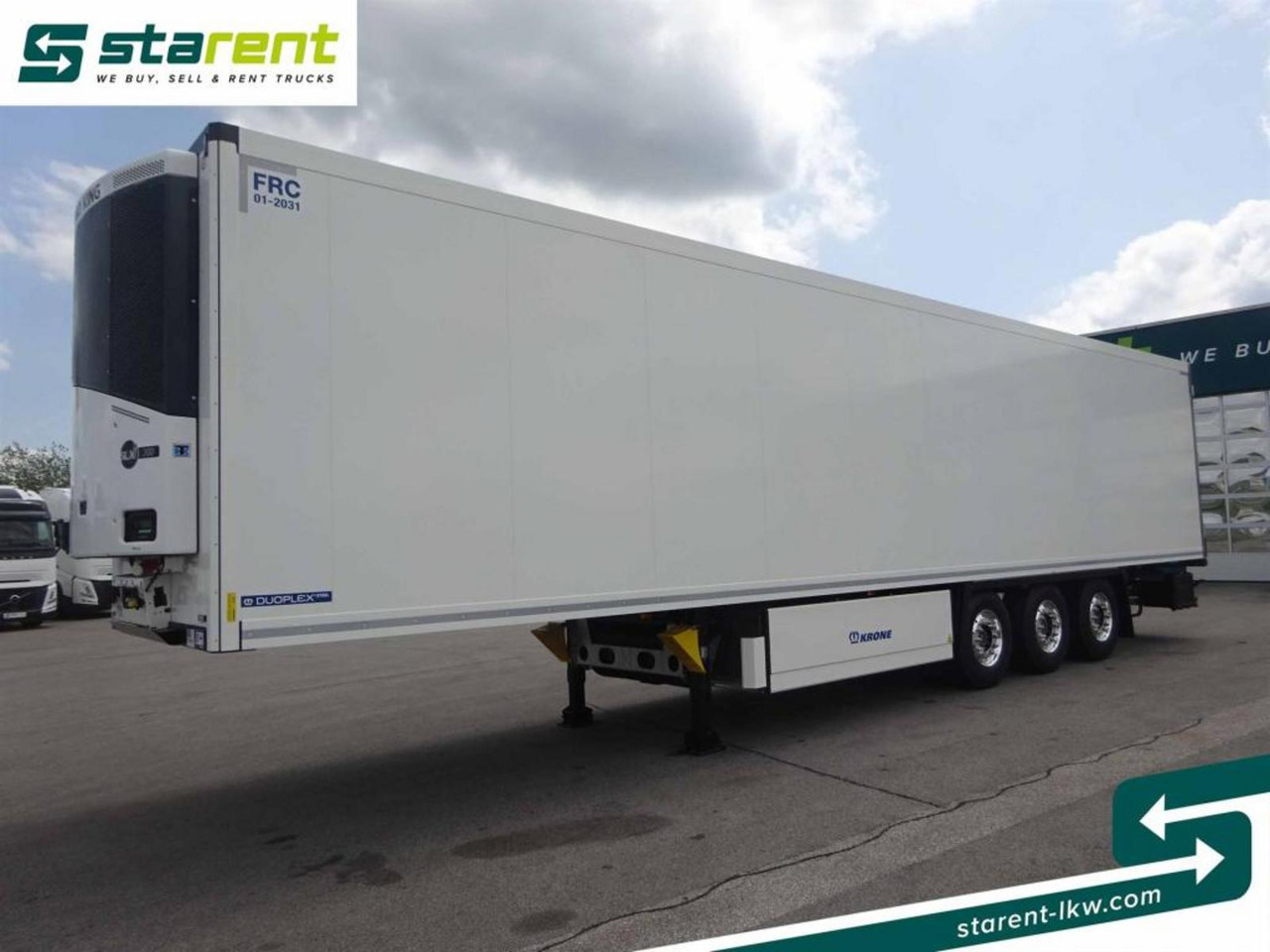 Krone Thermo King SLXi300 Alu Doppel Blumenbreit Lift-A - Refrižeratorius puspriekabė: foto 1 Krone Thermo King SLXi300 Alu Doppel Blumenbreit Lift-A - Refrižeratorius puspriekabė: foto 1