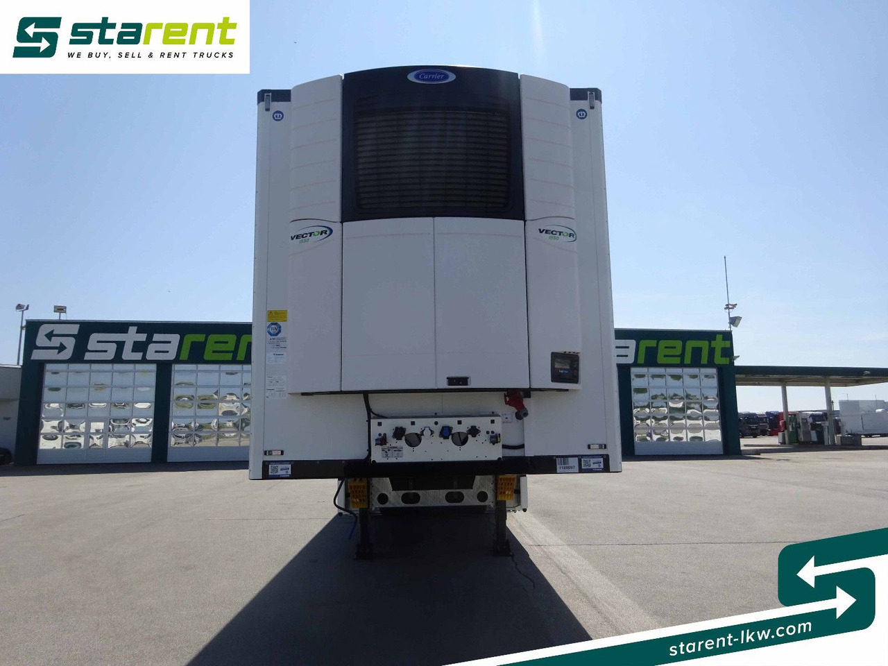 Krone Tiefkühler Carrier Vector 1550, Liftachse - Refrižeratorius puspriekabė: foto 2 Krone Tiefkühler Carrier Vector 1550, Liftachse - Refrižeratorius puspriekabė: foto 2
