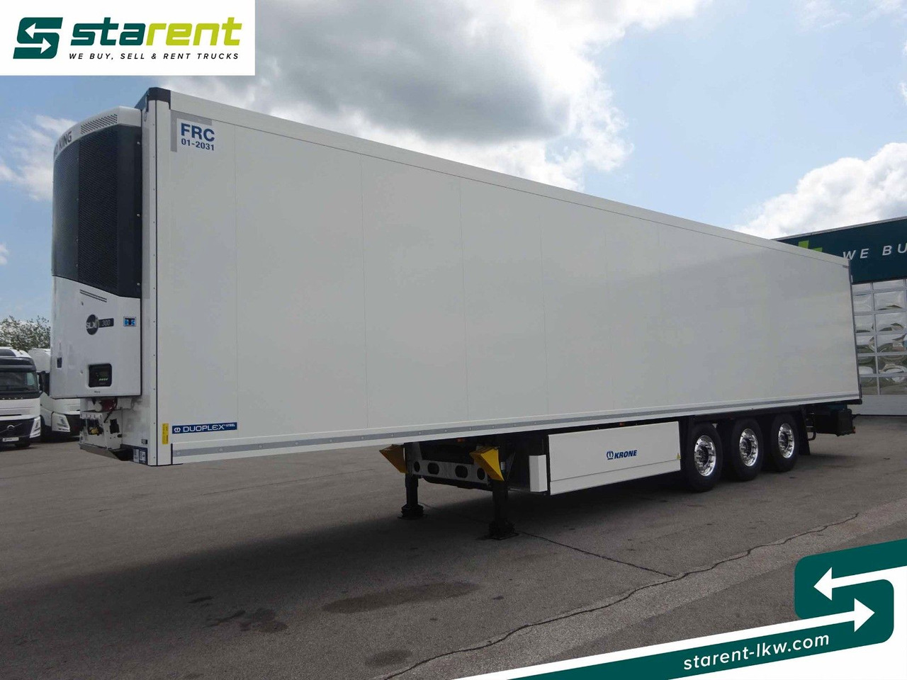 Krone Tiefkühler TK SLXi300 Doppelstock Blumenbreit - Refrižeratorius puspriekabė: foto 1 Krone Tiefkühler TK SLXi300 Doppelstock Blumenbreit - Refrižeratorius puspriekabė: foto 1