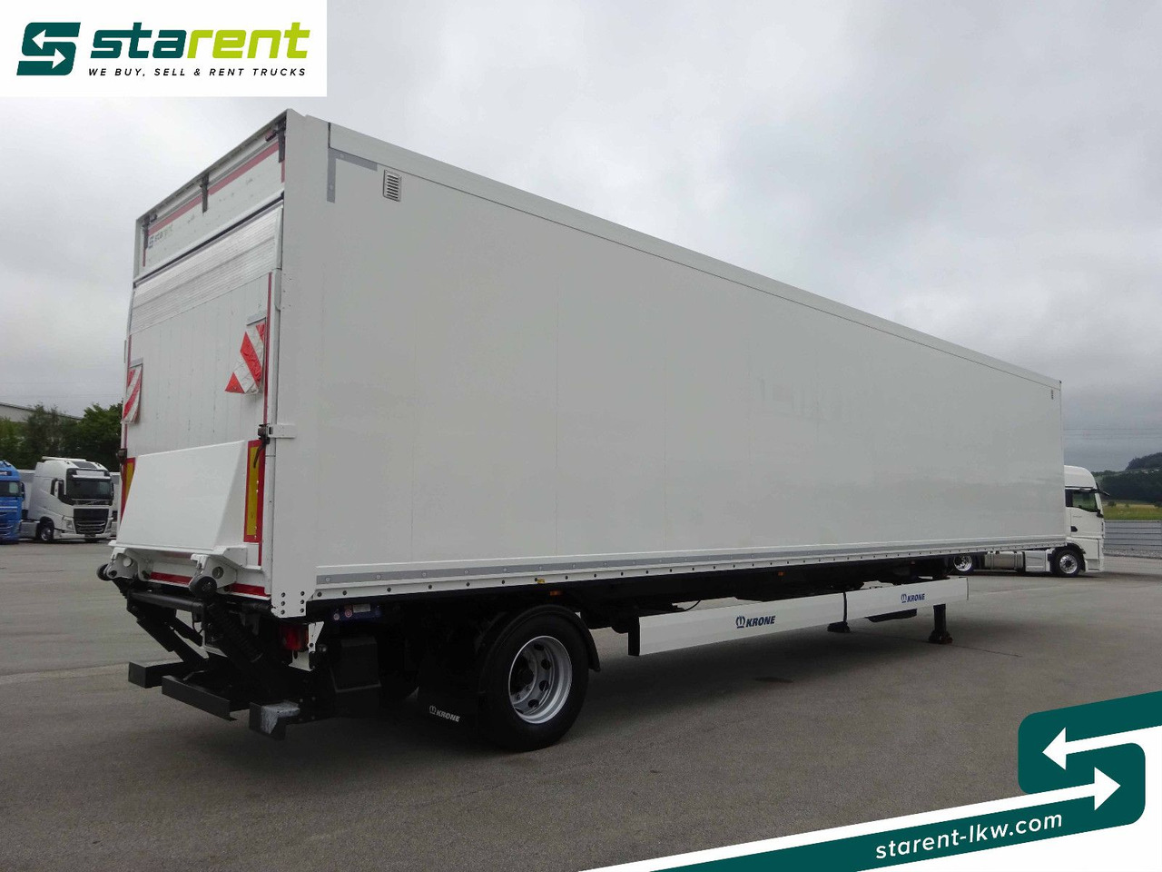 Krone Trockenfrachtkoffer, Dautel LBW 2.500 KG - Furgonas puspriekabė: foto 5 Krone Trockenfrachtkoffer, Dautel LBW 2.500 KG - Furgonas puspriekabė: foto 5