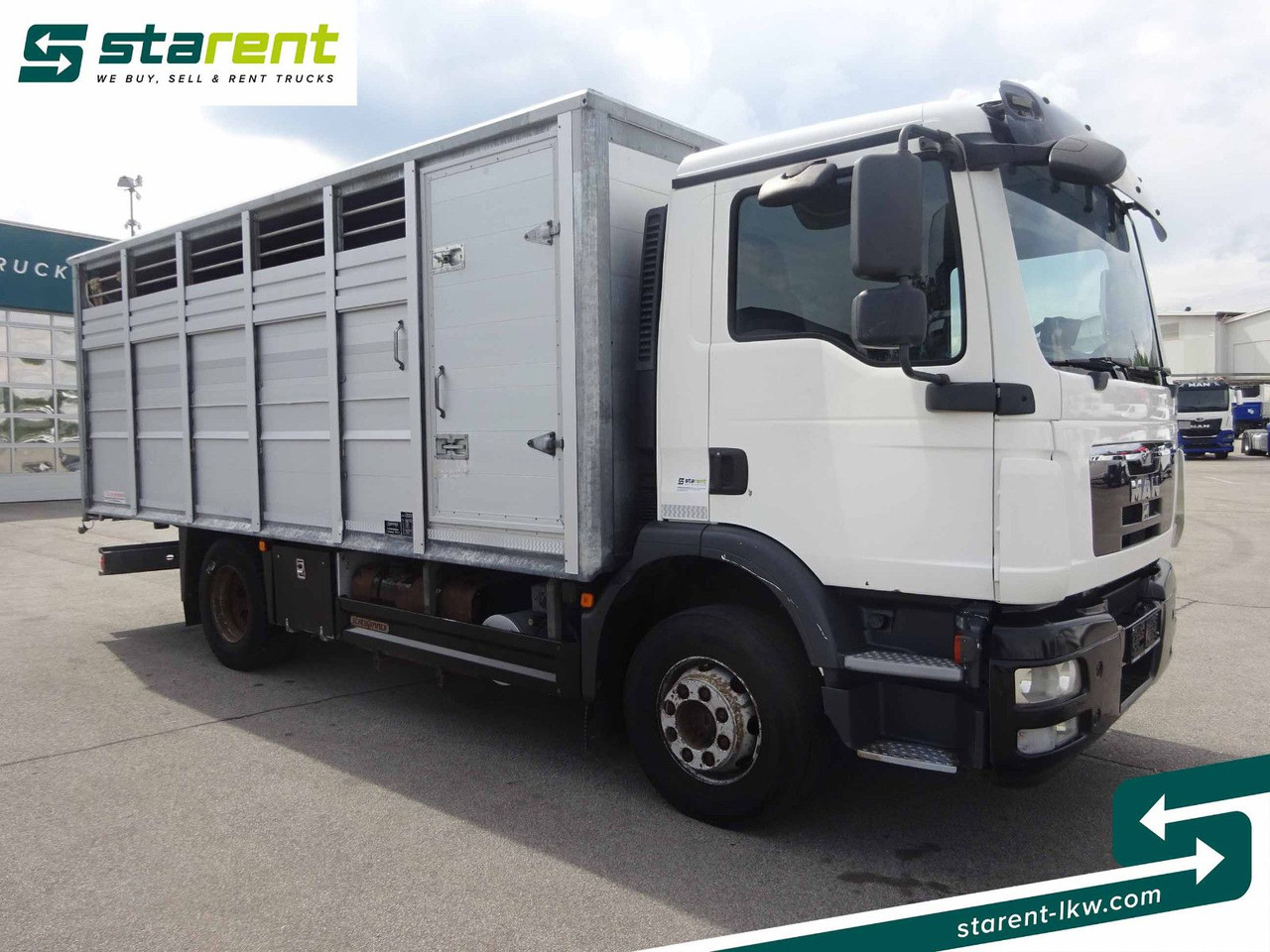 MAN TGM 15.290 Viehtransporter, Scheuwimmer Aufbau - Sunkvežimis žirgams vežti: foto 3 MAN TGM 15.290 Viehtransporter, Scheuwimmer Aufbau - Sunkvežimis žirgams vežti: foto 3
