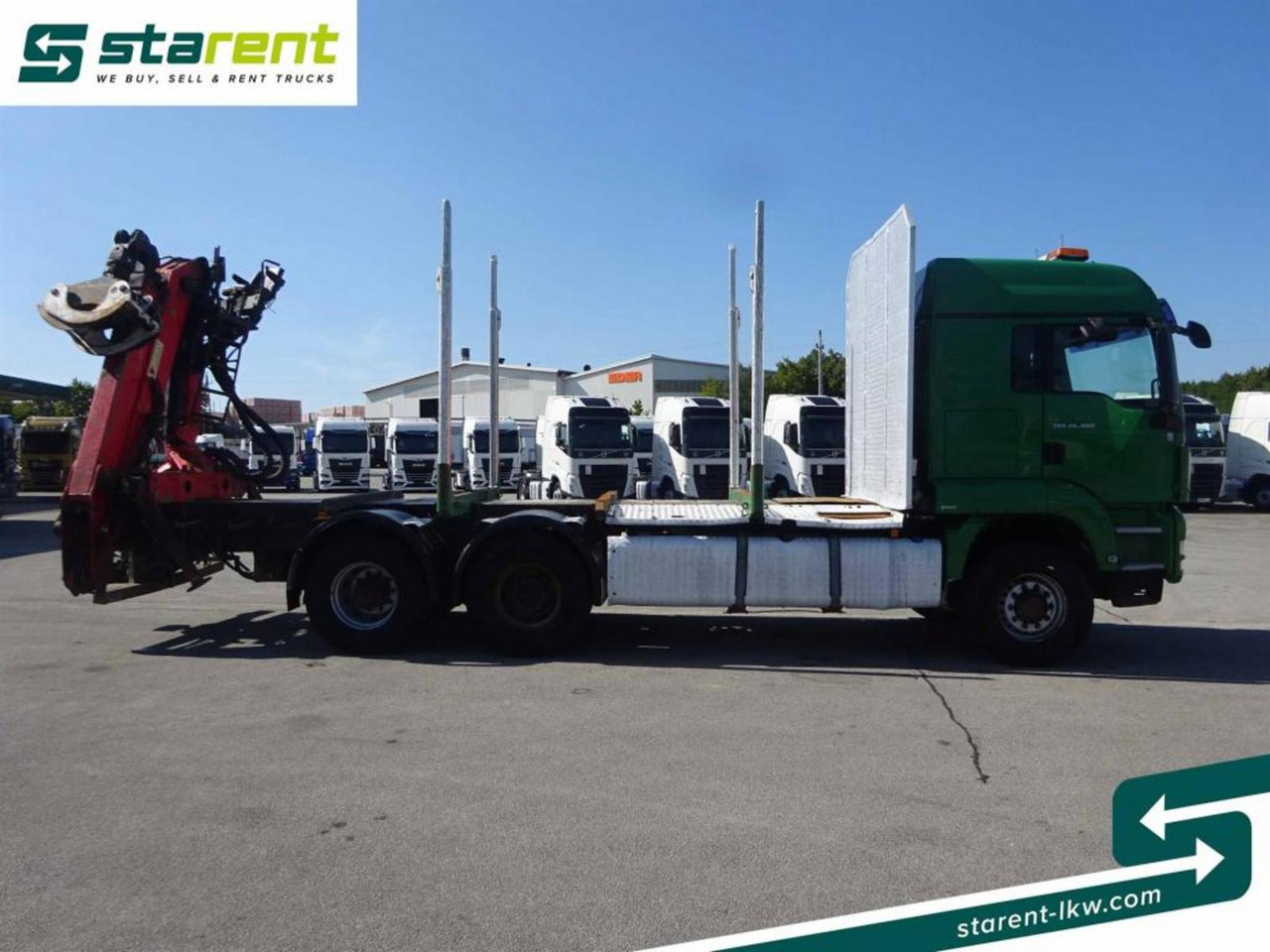 MAN TGS 26.480 6x6 Holzaufbau mit Kran, Palfinger 120Z - Miškovežis: foto 4 MAN TGS 26.480 6x6 Holzaufbau mit Kran, Palfinger 120Z - Miškovežis: foto 4
