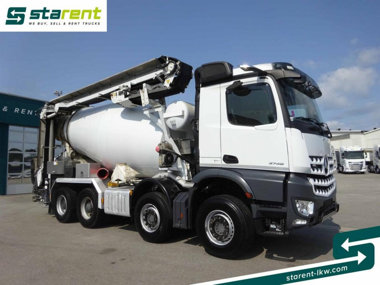 Mercedes Benz Arocs 3748 8x4 Liebherr Betonmischer + Förderband - Betonvežis: foto 3 Mercedes Benz Arocs 3748 8x4 Liebherr Betonmischer + Förderband - Betonvežis: foto 3