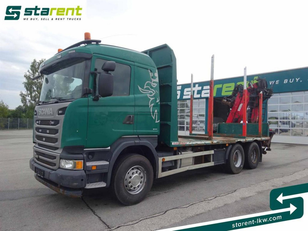 Scania R490 Holzaufbau mit Kran, Schaltgetriebe, MOTORPRO - Miškovežis: foto 1 Scania R490 Holzaufbau mit Kran, Schaltgetriebe, MOTORPRO - Miškovežis: foto 1