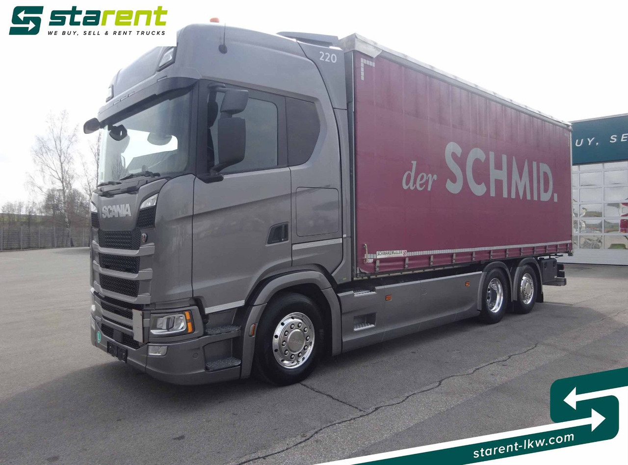 Scania S500 Planen Aufbau Schwarzmüller 6x2, Standklima - Tentinis sunkvežimis: foto 1 Scania S500 Planen Aufbau Schwarzmüller 6x2, Standklima - Tentinis sunkvežimis: foto 1