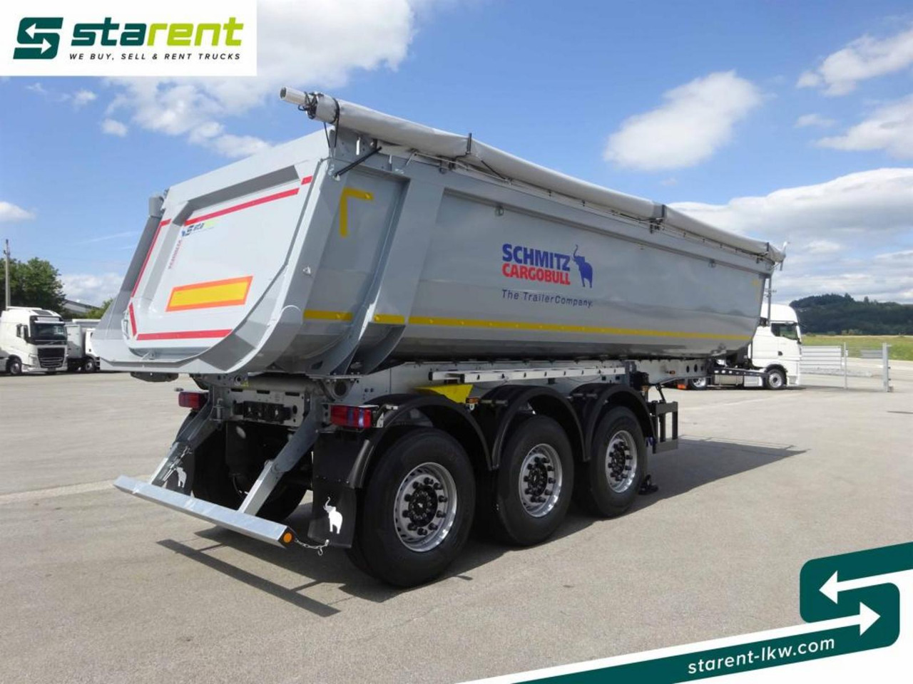 Schmitz 3-Achs Kipper, 24m³, Liftachse, Alu-Felgen - Savivartis puspriekabė: foto 5 Schmitz 3-Achs Kipper, 24m³, Liftachse, Alu-Felgen - Savivartis puspriekabė: foto 5