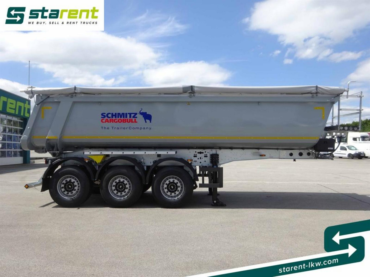 Schmitz 3-Achs Kipper, 24m³, Liftachse, Alu-Felgen - Savivartis puspriekabė: foto 4 Schmitz 3-Achs Kipper, 24m³, Liftachse, Alu-Felgen - Savivartis puspriekabė: foto 4