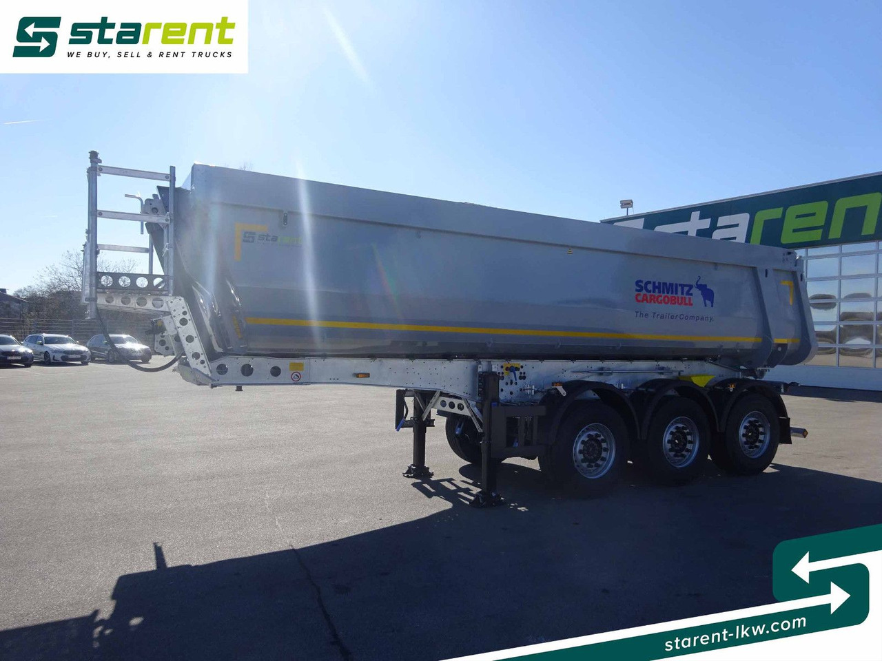 Schmitz Cargobull 3-Achs Kipper, 24m³, Liftachse, Alu Felgen - Savivartis puspriekabė: foto 1 Schmitz Cargobull 3-Achs Kipper, 24m³, Liftachse, Alu Felgen - Savivartis puspriekabė: foto 1